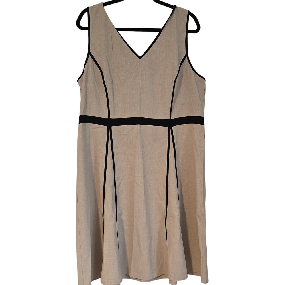 Rickies Sleeveless Dress Sheath Fit &‎ Flare Career Work Office Casual